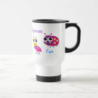 Tasse mignonne de voyage d'insecte