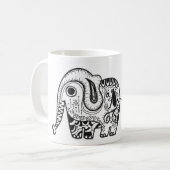 Tasse mignonne d'éléphant (Devant gauche)