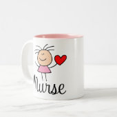 Tasse mignonne d'infirmière (Devant gauche)