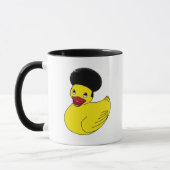 Tasse mignonne en caoutchouc d'Afro (Gauche)