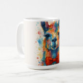 Tasse Mignonne et Colorée au Lama (Devant gauche)