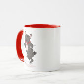 Tasse mignonne et drôle de bouledogue français (Devant gauche)