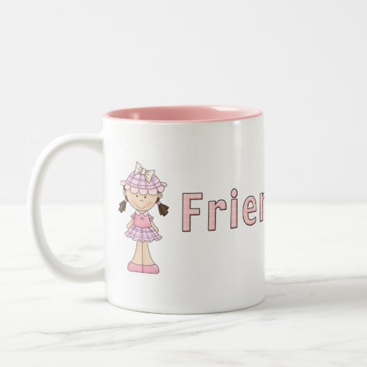 Tasse mignonne et Girly d'amitié (Gauche)