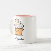 Tasse mignonne personnalisée de petit gâteau (Devant gauche)