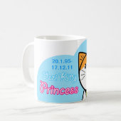 Tasse mignonne "princesse de chat de Kawaii d'Ozzi (Devant gauche)