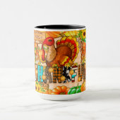 Tasse mince de remerciement sublimation - Action d (Centre)