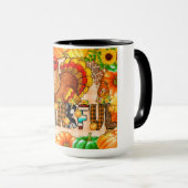 Tasse mince de remerciement sublimation - Action d (Devant droit)