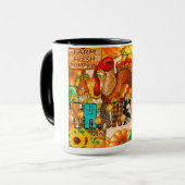 Tasse mince de remerciement sublimation - Action d (Devant gauche)