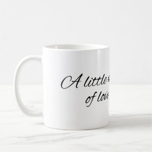 Tasse Minimal A Little Note of Love