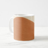 Tasse minimale Earth Tone Wave (Devant gauche)