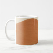 Tasse minimale Earth Tone Wave (Gauche)