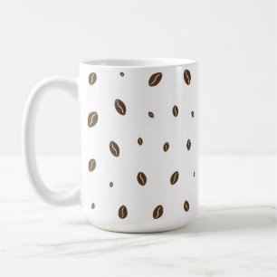 Tasse minimaliste à motif de grain de café simple