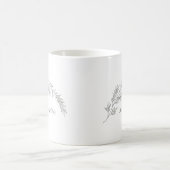Tasse Minimaliste Botanique 'Respirer Simplement' (Centre)