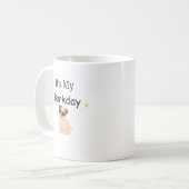 Tasse Minimaliste C'est Mon Barkday Chien (Devant gauche)