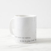 Tasse minimaliste citation (Devant gauche)