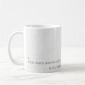 Tasse minimaliste citation (Gauche)