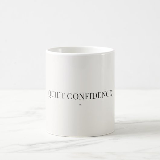 Tasse minimaliste Confiance discrète (Centre)