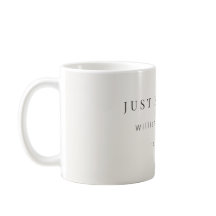 Tasse Minimaliste Juste Fiancés | Moderne