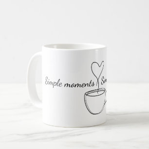☕ Tasse minimaliste pour âmes cosy 💭❤️