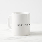Tasse minimaliste pour amplifier la simplicité (Devant gauche)