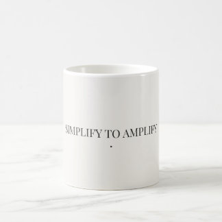 Tasse minimaliste pour amplifier la simplicité