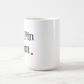 Tasse minimum de maman de Pin (Centre)