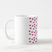 Tasse minuscule de coeurs (Gauche)