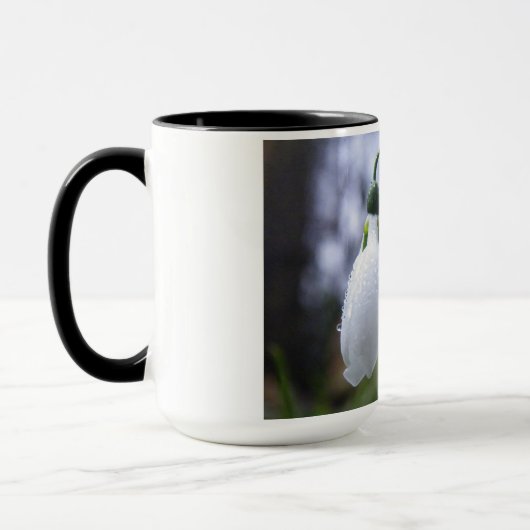 Tasse mit Schneeglöckchen Mok (Links)
