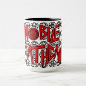 Tasse mobile de globe de Deathcamp partout (Centre)