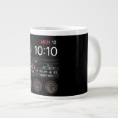Tasse Mode furtif d'expert en cybersécurité (Devant droit)