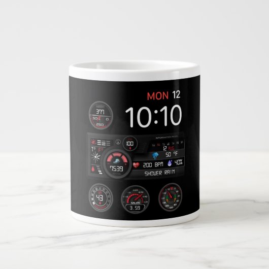 Tasse Mode furtif d'expert en cybersécurité (Devant)
