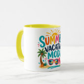 Tasse Mode Vacances D'été | Tropical Coloré (Devant gauche)