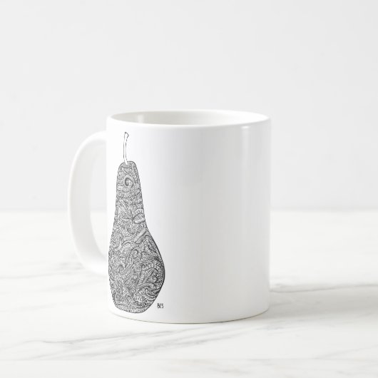 Tasse modelée de poire (Devant gauche)