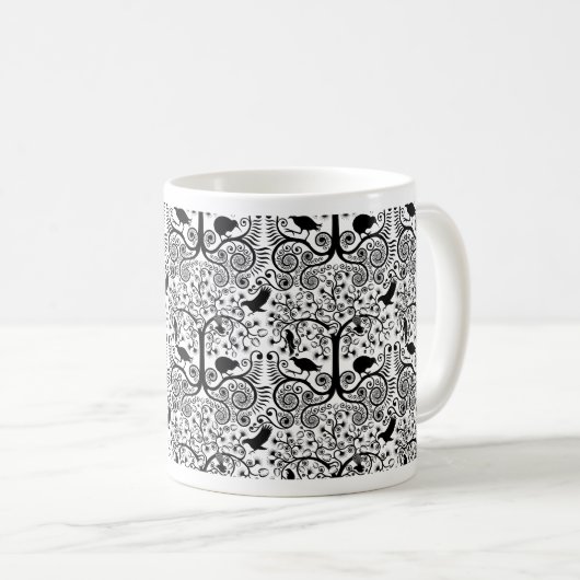 Tasse modelée par oiseaux indigènes de NZ (Devant droit)