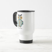 Tasse moderne adorable de voyage de motif (Devant gauche)