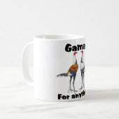Tasse moderne de coq nain de jeu (Devant gauche)