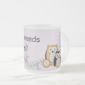 Tasse moderne de hiboux (Devant droit)