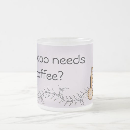 Tasse moderne de hiboux (Centre)