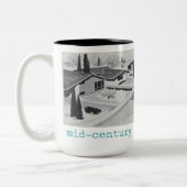 Tasse moderne de la rétro moitié du siècle (Gauche)