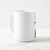Tasse "moi et de mon ombre" - avec l'image de fard (Devant gauche)