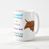 Tasse Mon Doodle M'aime (Devant droit)