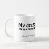 Tasse - mon dragon a mangé mon travail (Gauche)