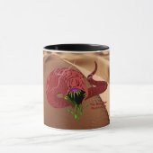 Tasse mongole de ver de la mort (Centre)