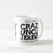 Tasse mono nommée faite sur commande (Devant droit)