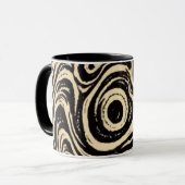 Tasse Monochrome Vortex (Devant gauche)