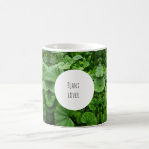 tasse monogramme amateur de plantes