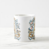 Tasse monogramme baroque 'A' pour une princesse du (Centre)