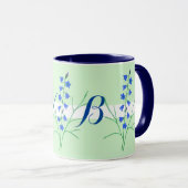 Tasse Monogramme Bluebells (Devant droit)