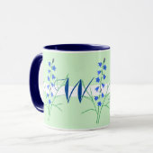 Tasse Monogramme Bluebells (Devant gauche)