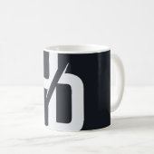 Tasse Monogramme DD de Devious Developments (Devant droit)